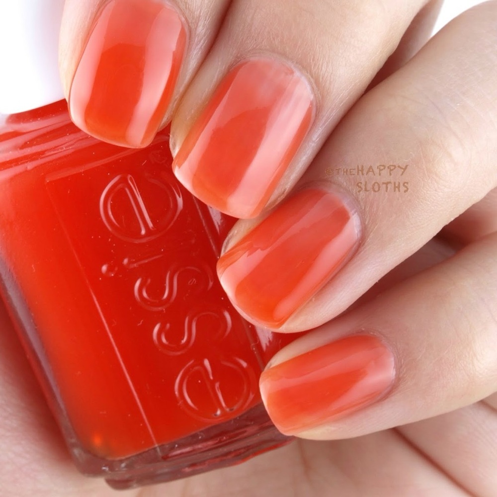💥 Essie Silk Watercolor Art New-Beau 925 - Orange Nail Polish